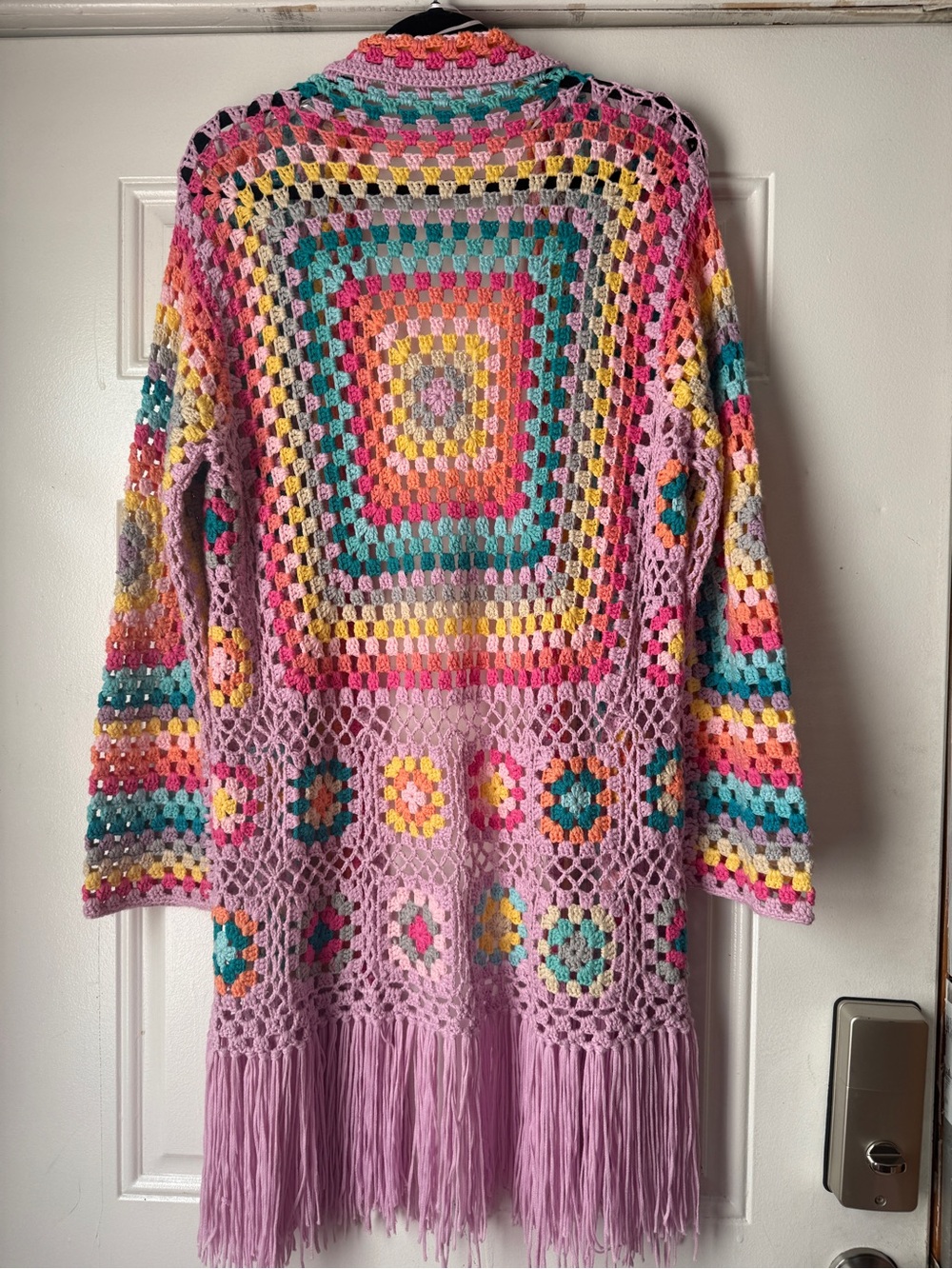 Dreamers by Debut Crocheted sweater in Pastel Mix - S/M